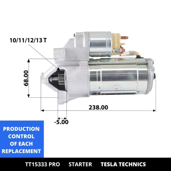 TT15333 PRO, Motor de arranque, 12V, 1.9KW