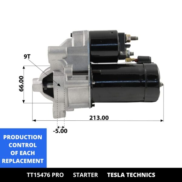 TT15476 PRO, Motor de arranque, 12V, 1.1KW