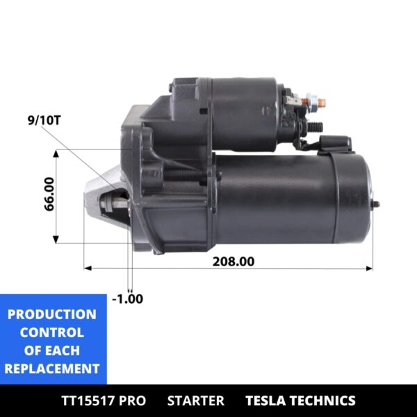 TT15517 PRO, Motor de arranque, 12V, 1.1KW