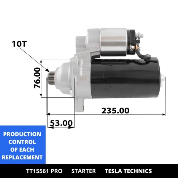 TT15561 PRO, Motor de arranque, 12V, 1.8KW