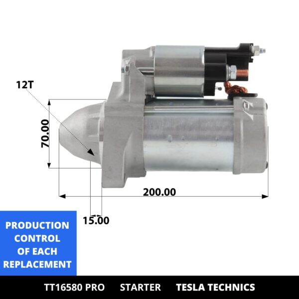 TT16580 PRO, Motor de arranque, 12V, 1.8KW