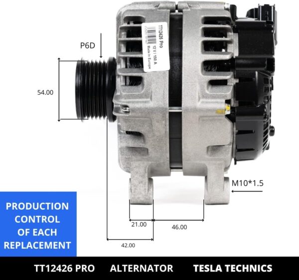 TT12426 PRO, Alternador, 12V, 150A