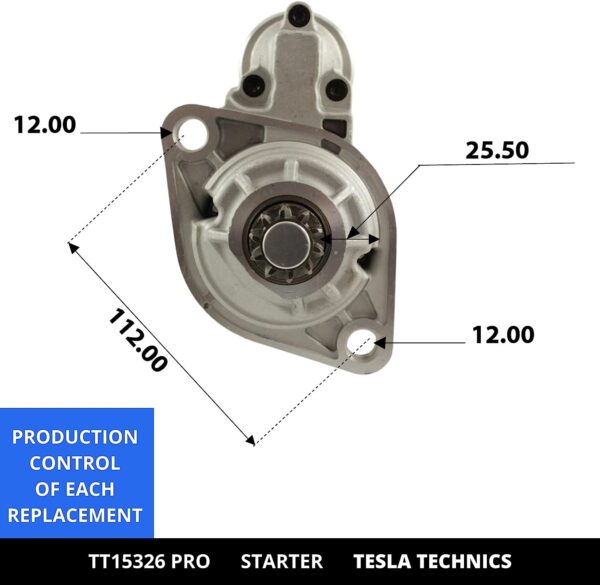 TT15326 PRO, Motor de arranque, 12V, 2KW