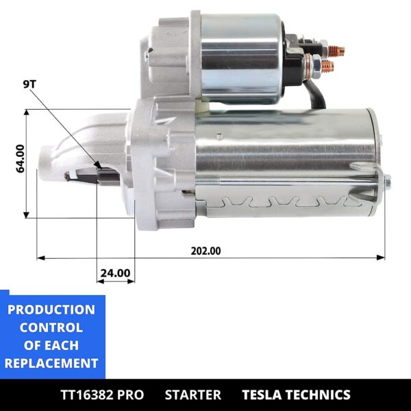 TT16382 PRO, Motor de arranque, 12V, 1.3KW