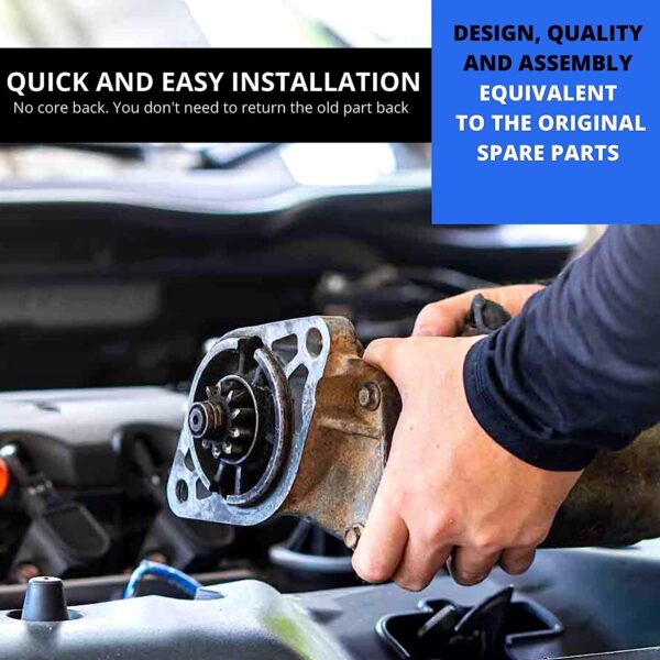 TT16382 PRO, Motor de arranque, 12V, 1.3KW