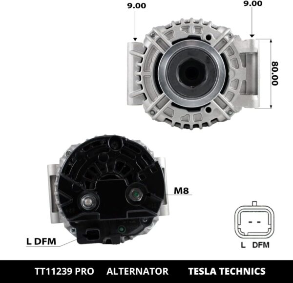 TT11239 PRO, Alternador, 12V, 98A
