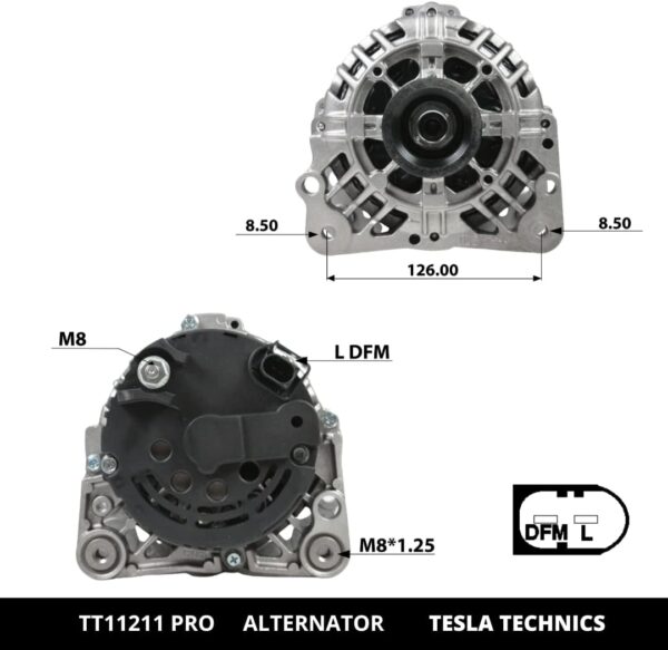 TT11240 PRO, Alternador, 12V, 150A