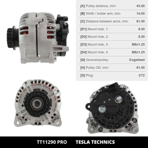 TT1129020PRO_4.jpg TT11290 PRO, Alternador, 12V, 180A