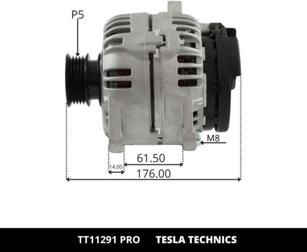 TT1129120PRO_2.jpg TT11291 PRO, Alternador, 12V, 150A