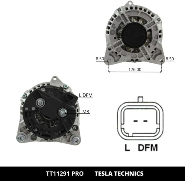 TT1129120PRO_3.jpg TT11291 PRO, Alternador, 12V, 150A