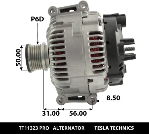TT11323 PRO, Alternador, 12V, 180A