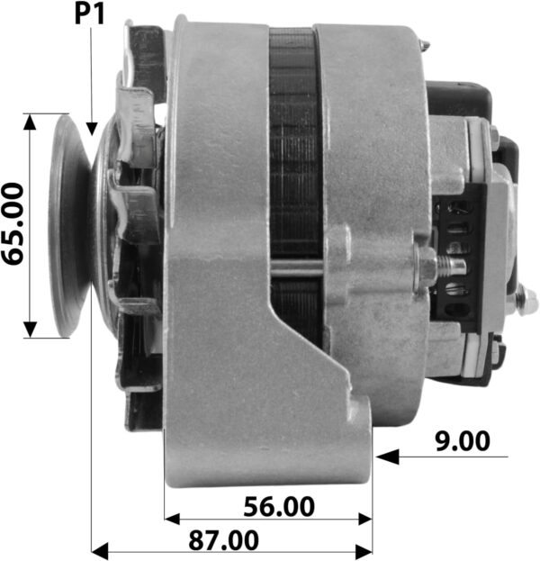 TT11397 PRO, Alternador, 12V, 70A