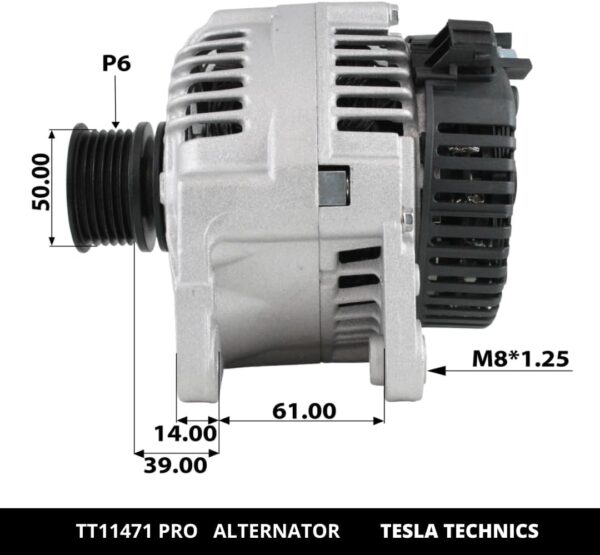 TT11471 PRO, Alternador, 12V, 90A