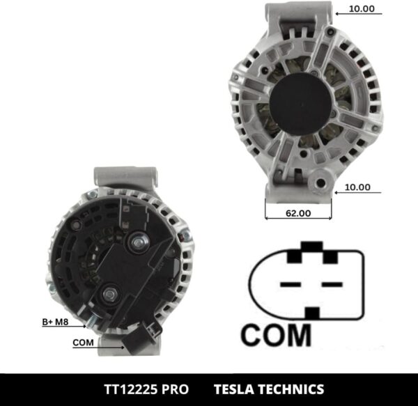 TT12225 PRO, Alternador, 12V, 145A