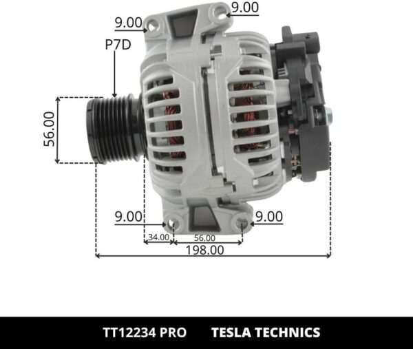 TT12234 PRO, Alternador, 12V, 120A