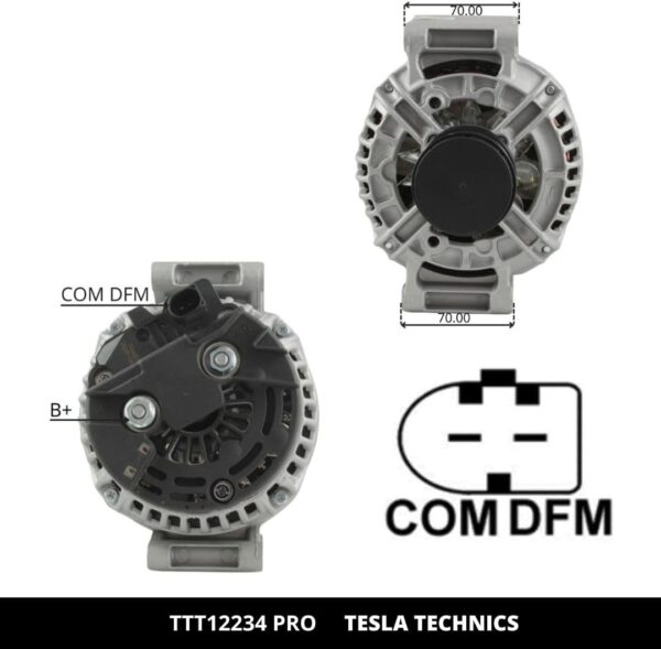 TT12234 PRO, Alternador, 12V, 120A