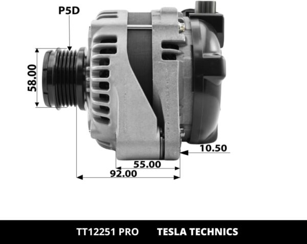TT12251 PRO, Alternador, 12V, 130A