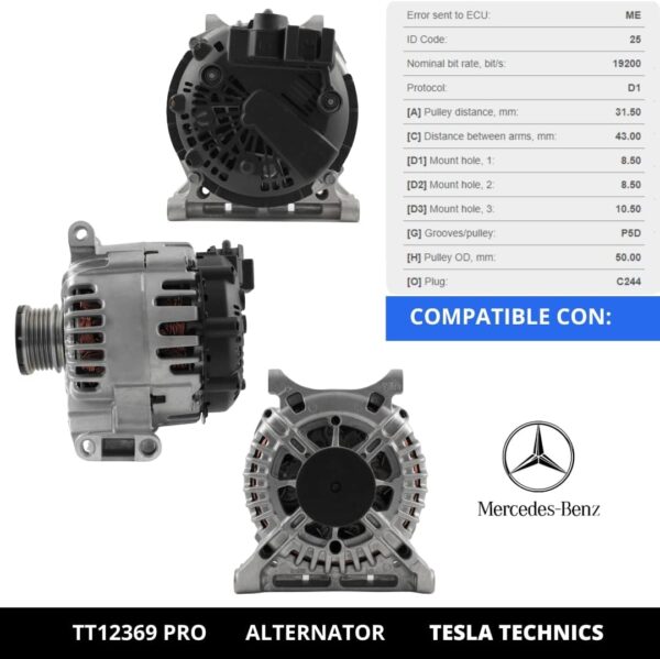 TT1236920PRO_4.jpg TT12369 PRO, Alternador, 12V, 150A