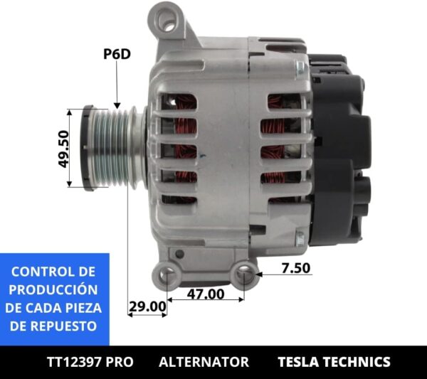 TT12397 PRO, Alternador, 12V, 120A