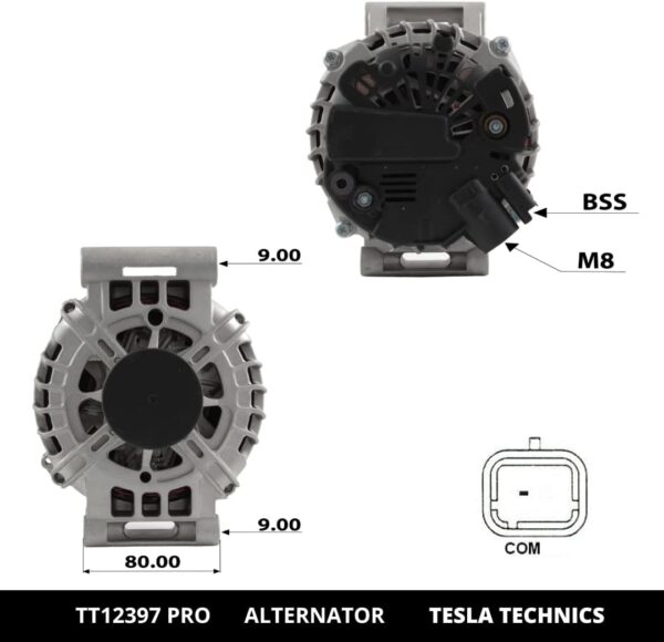 TT12397 PRO, Alternador, 12V, 120A