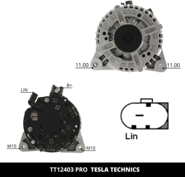 TT12403 PRO, Alternador, 12V, 150A