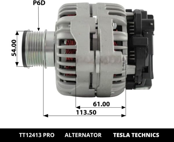 TT12413 PRO, Alternador, 12V, 140A