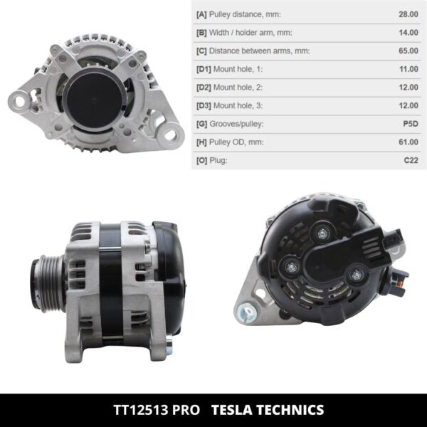 TT1251320PRO_4.jpg TT12513 PRO, Alternador, 12V, 150A