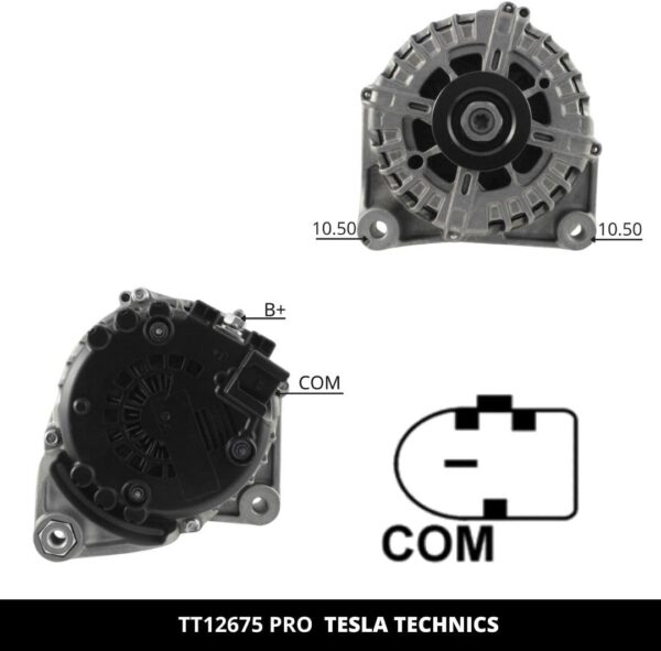 TT12675 PRO, Alternador, 12V, 180A