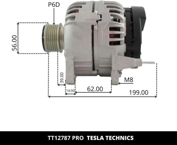 TT12787 PRO, Alternador, 12V, 150A