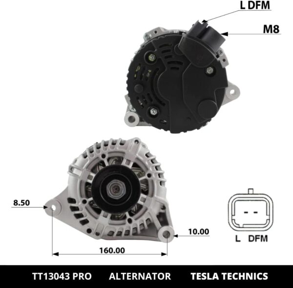 TT1304320PRO_3.jpg TT13043 PRO, Alternador, 12V, 80A
