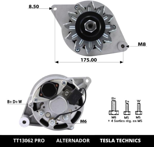 TT1306220PRO_3.jpg TT13062 PRO, Alternador, 12V, 33A