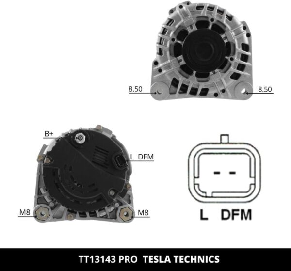 TT1314320PRO_3.jpg TT13143 PRO, Alternador, 12V, 120A