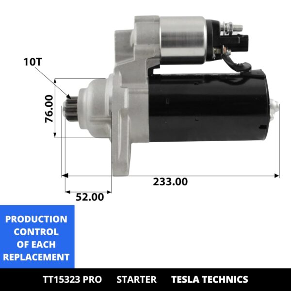 TT15323 PRO, Motor de arranque, 12V, 2KW