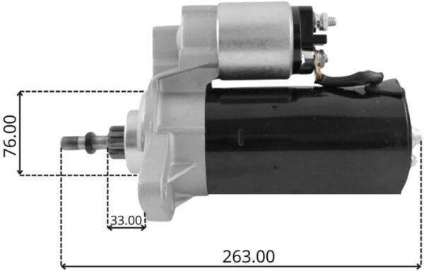 TT15385 PRO, Motor de arranque, 12V, 1.7KW