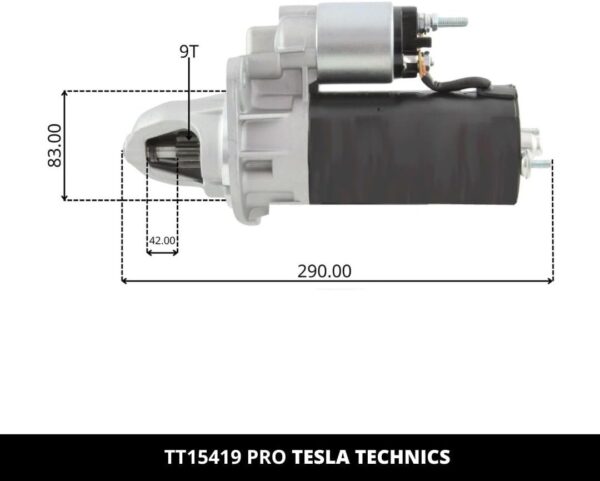 TT15419 PRO, Motor de arranque, 12V, 1.7KW