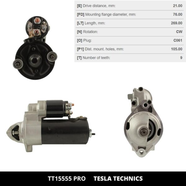 TT1555520PRO_4.jpg TT15555 PRO, Motor de arranque, 12V, 1.7KW