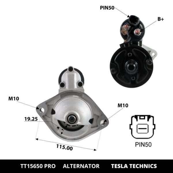 TT1565020PRO_3.jpg TT15650 PRO, Motor de arranque, 12V, 2KW
