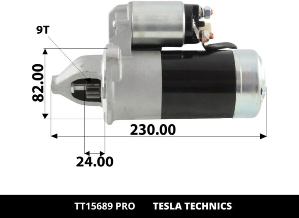 TT15689 PRO, Motor de arranque, 12V, 1.7KW
