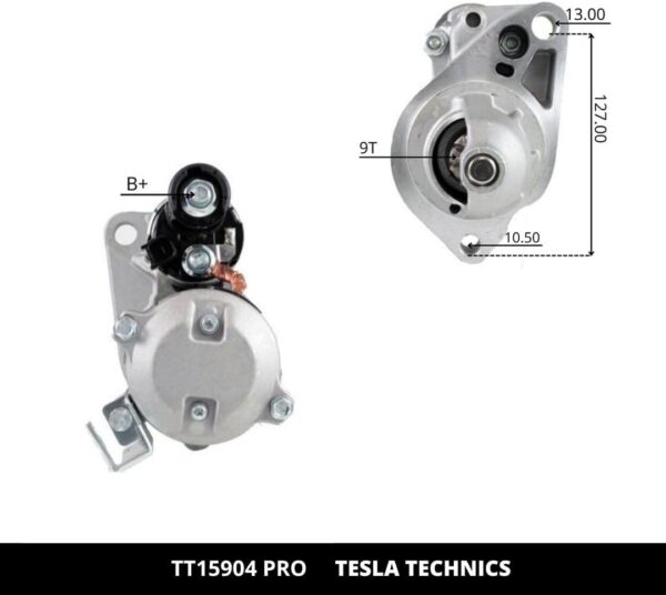 TT1590420PRO_3.jpg TT15904 PRO, Motor de arranque, 12V, 1.1KW