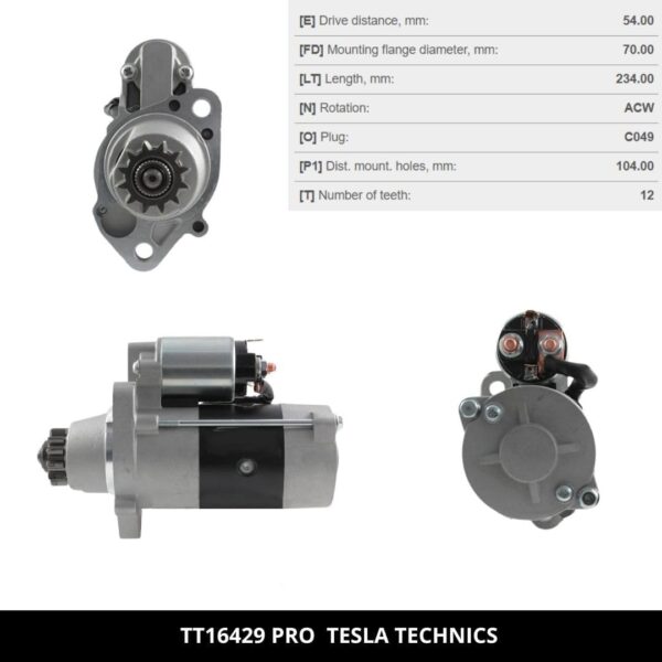 TT1642920PRO_4.jpg TT16429 PRO, Motor de arranque, 12V, 1.7KW