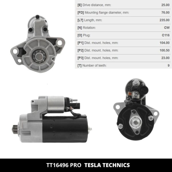TT1649620PRO_4.jpg TT16496 PRO, Motor de arranque, 12V, 2.2KW