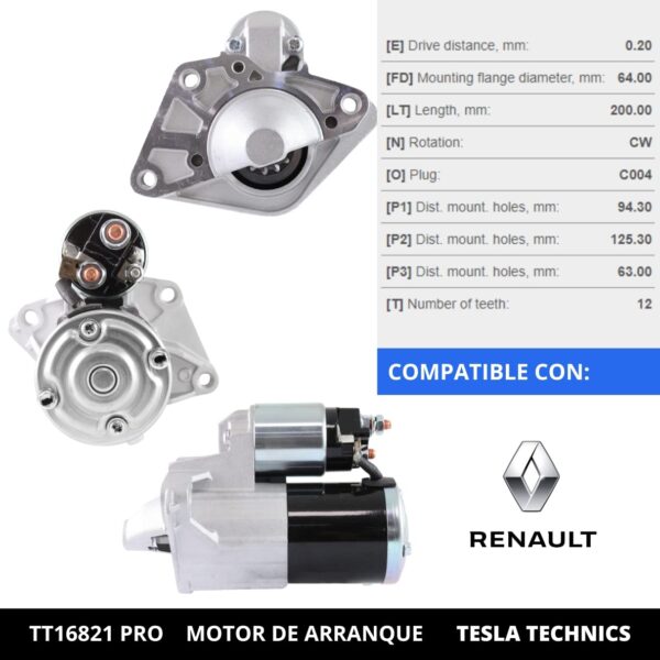 TT1682120PRO_4.jpg TT16821 PRO, Motor de arranque, 12V, 1.4KW