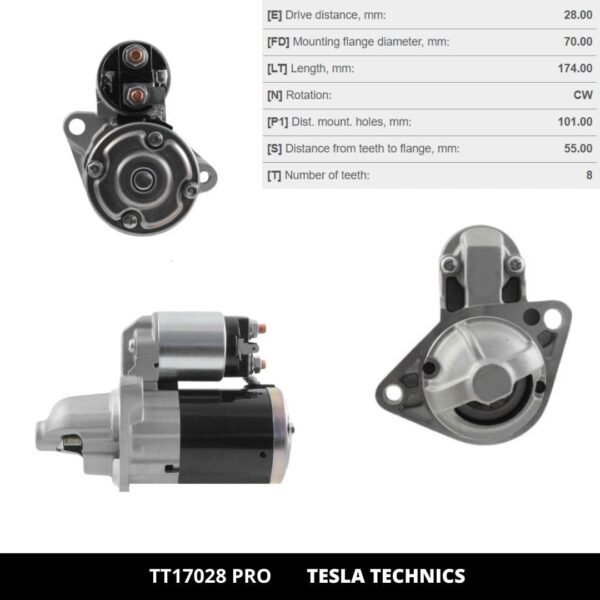 TT1702820PRO_4.jpg TT17028 PRO, Motor de arranque, 12V, 1KW